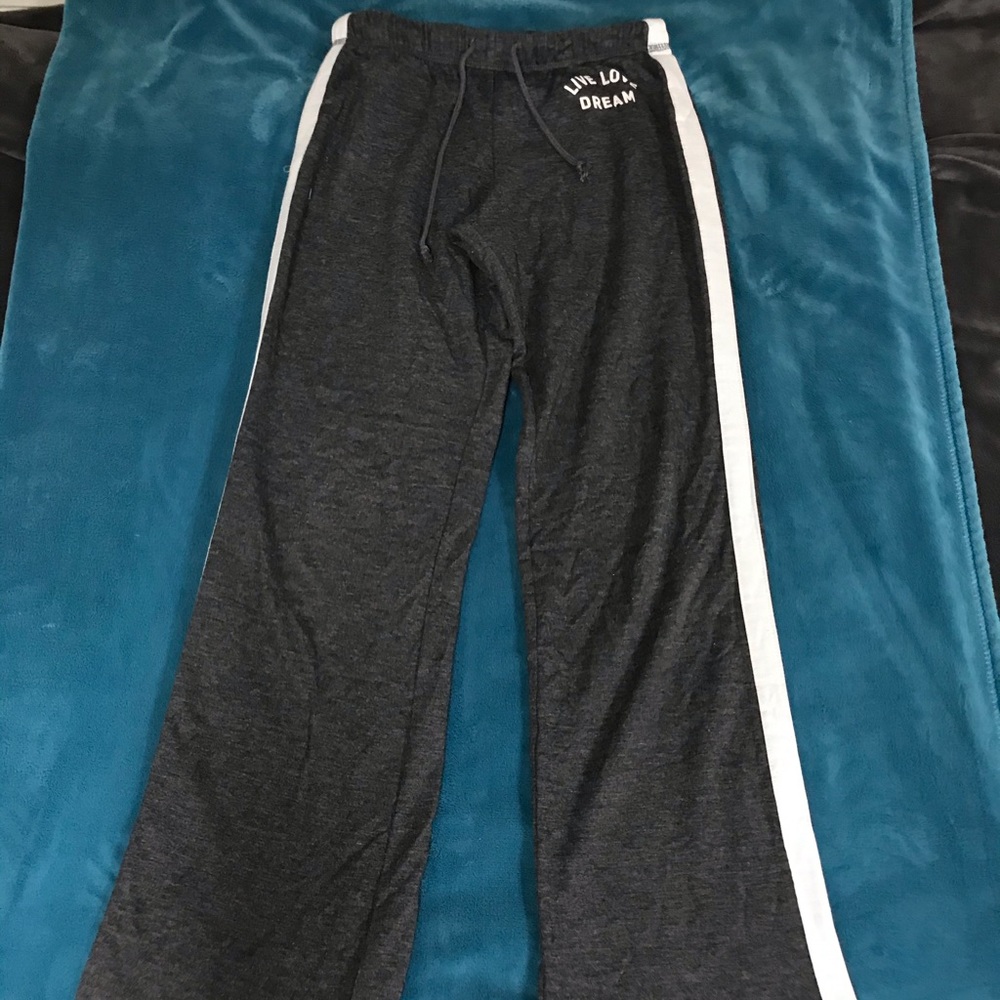 Gray boyfriend style sweatpants